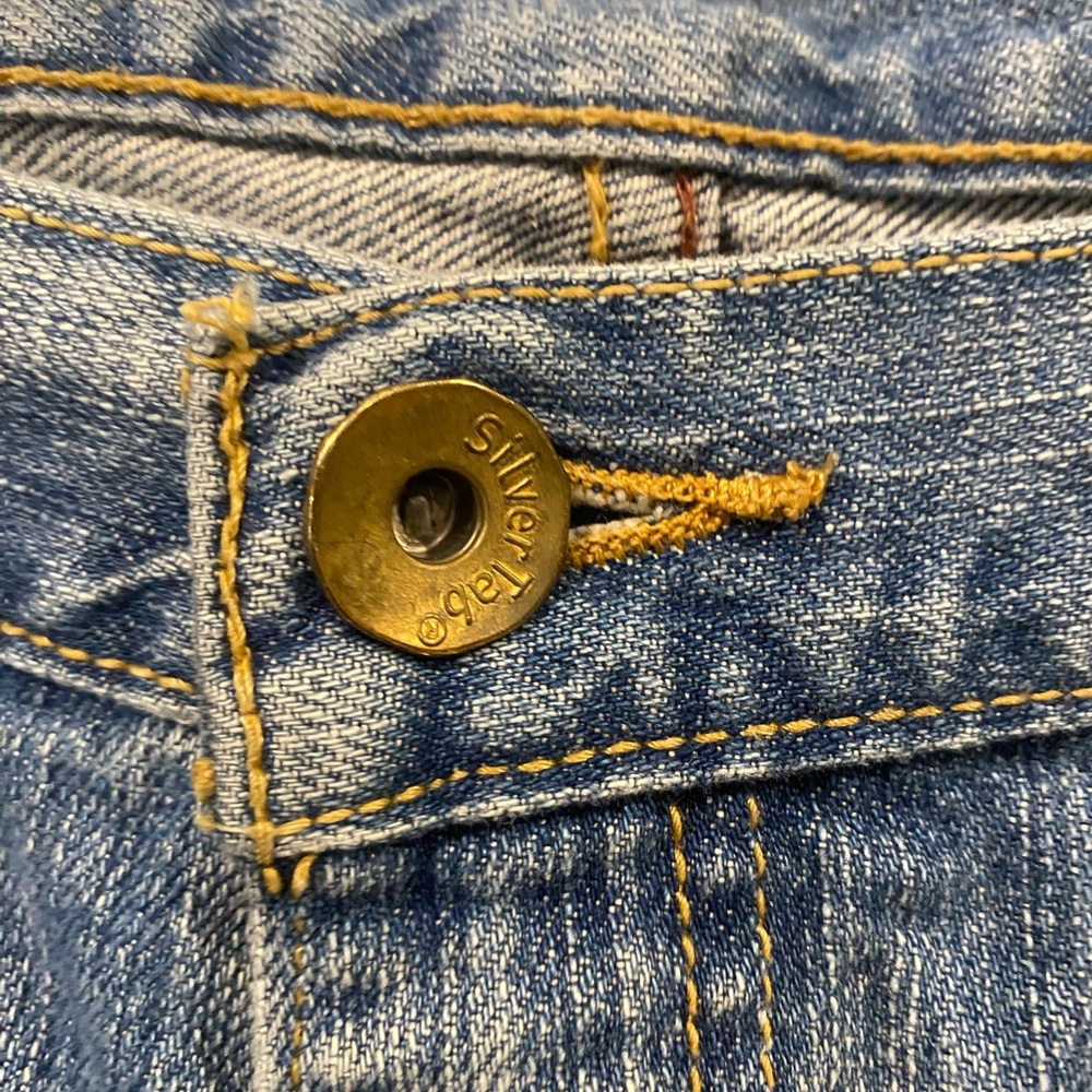 Vintage Levi’s 90s Silver Tab Baggy Jeans 34x32 - Picture 3 of 6